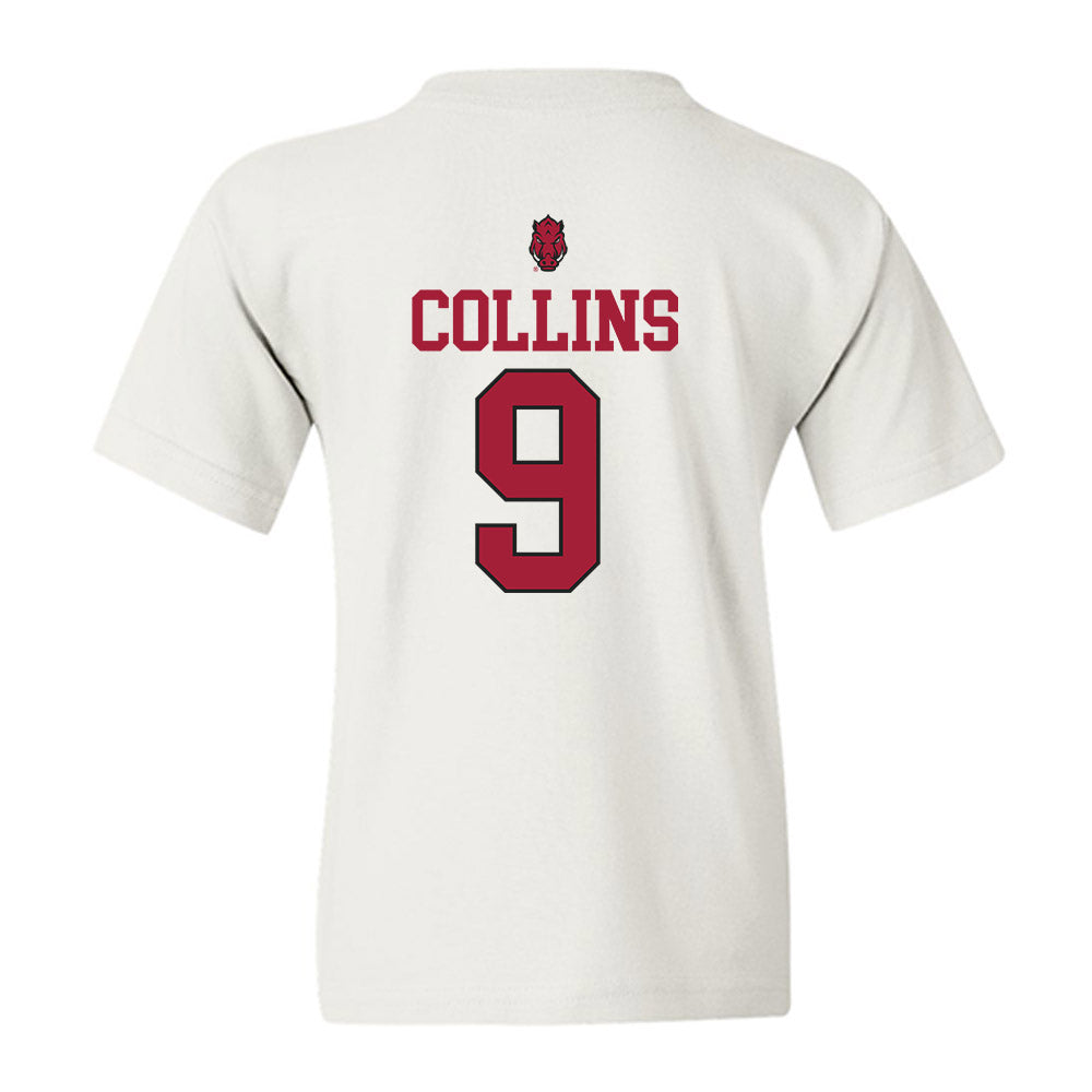 Arkansas - NCAA Football : Charleston Collins - Classic Shersey Youth T-Shirt-1