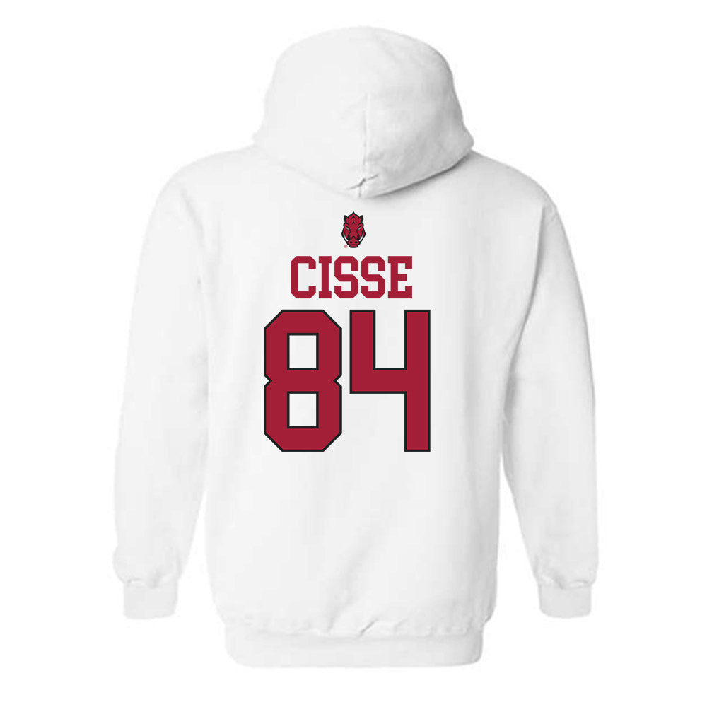 Arkansas - NCAA Football : Ismael Cisse - Classic Shersey Hooded Sweatshirt-1