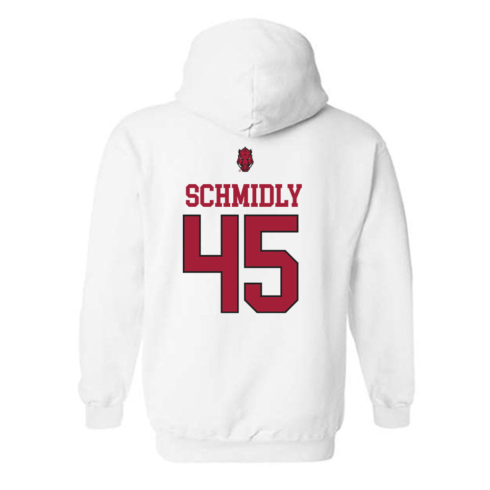 Arkansas - NCAA Football : Max Schmidly - Classic Shersey Hooded Sweatshirt-1