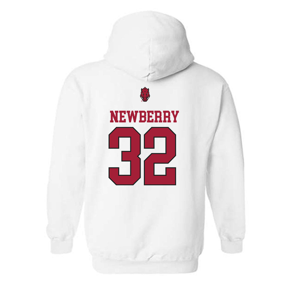 Arkansas - NCAA Baseball : Trystan Newberry - Classic Shersey Hooded Sweatshirt-1