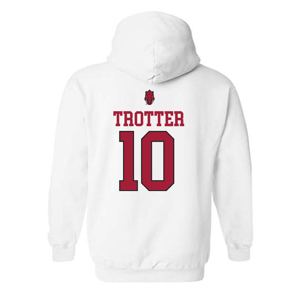 Arkansas - NCAA Football : Cade Trotter - Classic Shersey Hooded Sweatshirt-1