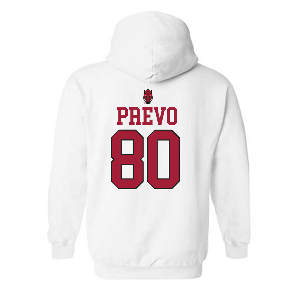 Arkansas - NCAA Football : Dequane Prevo - Classic Shersey Hooded Sweatshirt-1