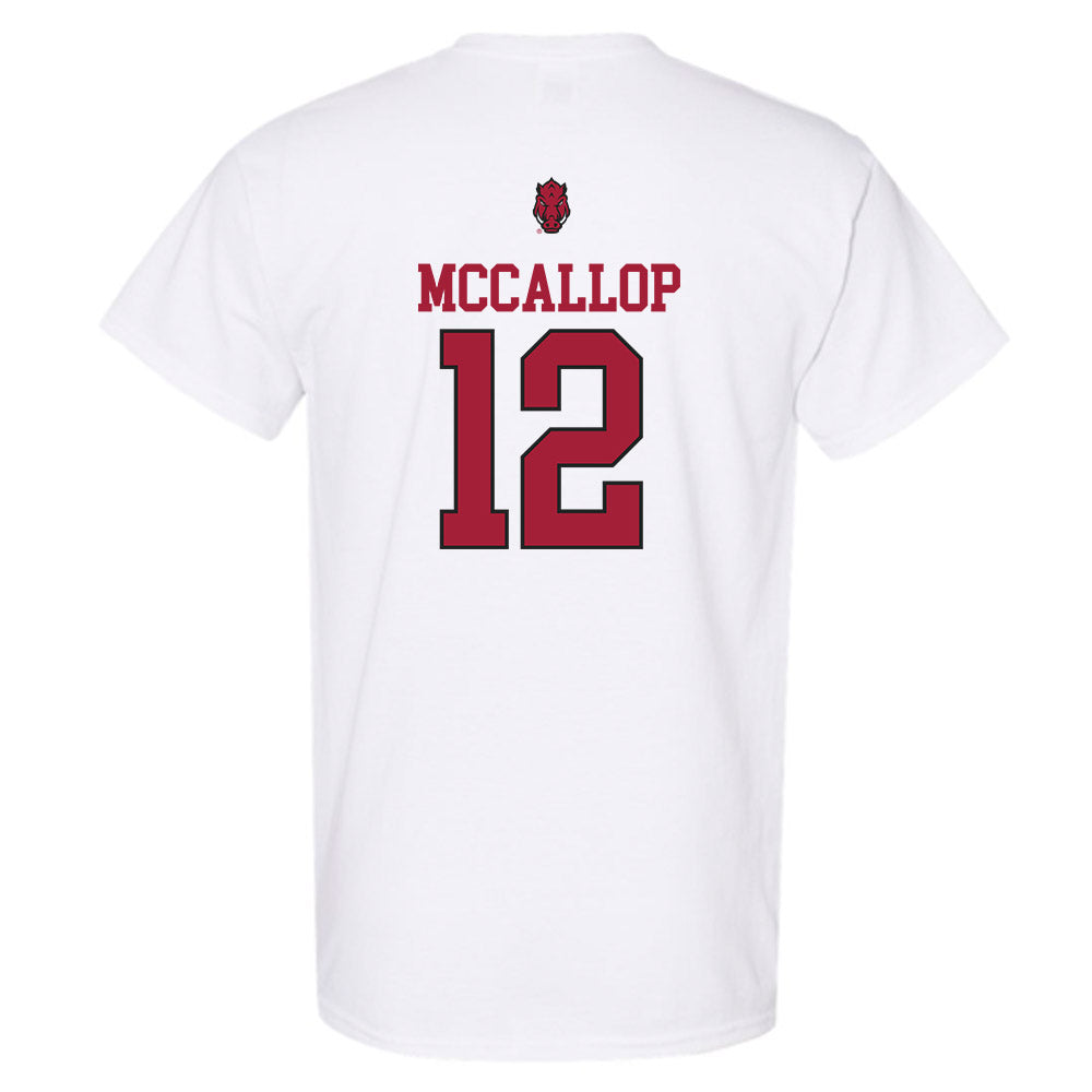 Arkansas - NCAA Women's Basketball : Grace McCallop - Classic Shersey T-Shirt-1