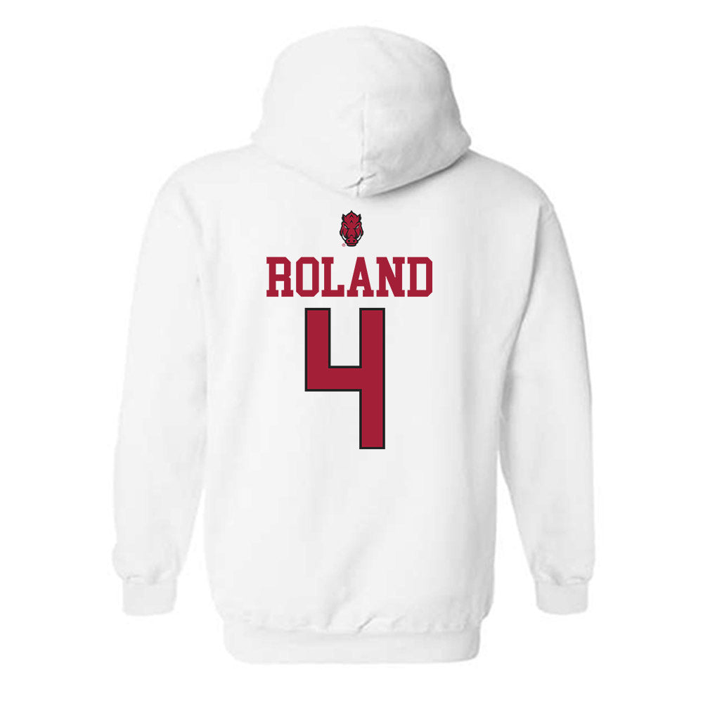 Arkansas - NCAA Football : Lakhi Roland - Classic Shersey Hooded Sweatshirt-1