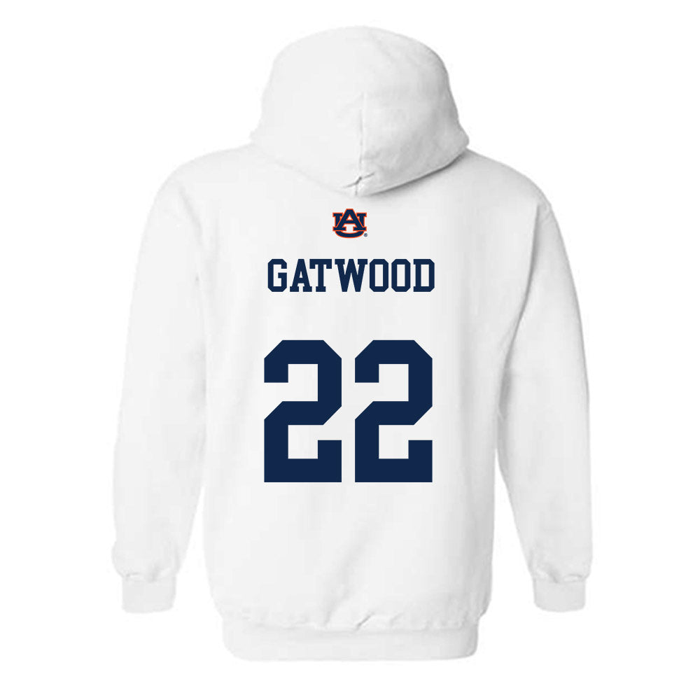 Auburn - NCAA Baseball : Connor Gatwood - Sport Shersey Hooded Sweatshirt-1