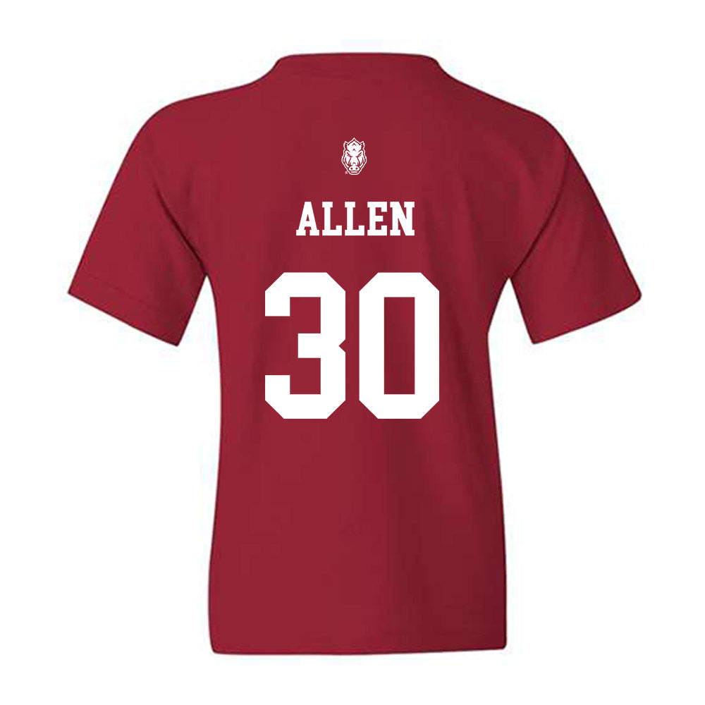Arkansas - NCAA Football : J’Lynn Allen - Classic Shersey Youth T-Shirt-1