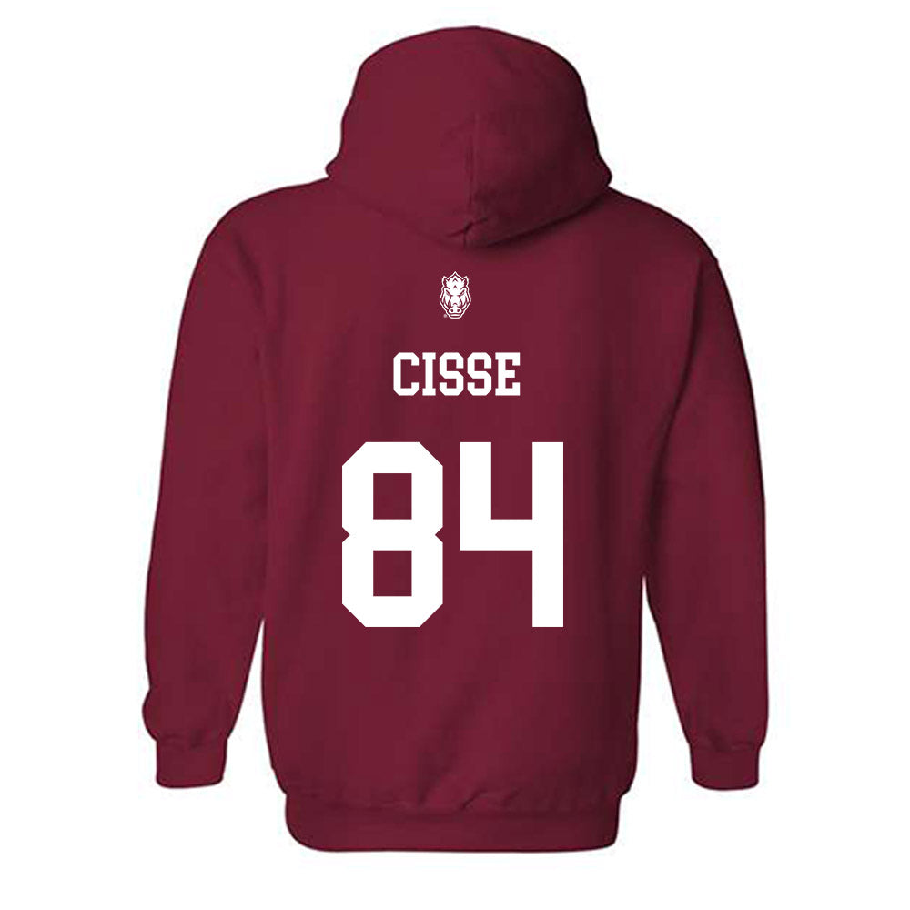 Arkansas - NCAA Football : Ismael Cisse - Classic Shersey Hooded Sweatshirt-1