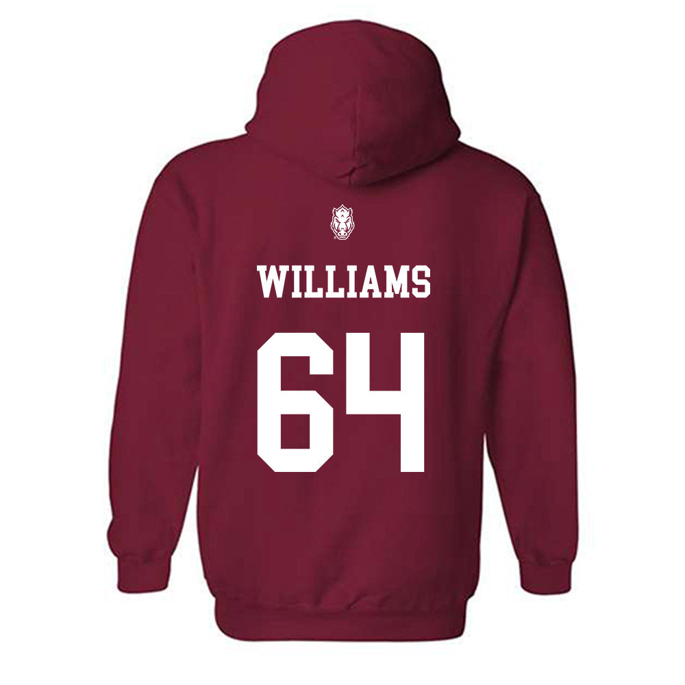 Arkansas - NCAA Football : Bryant Williams - Classic Shersey Hooded Sweatshirt-1