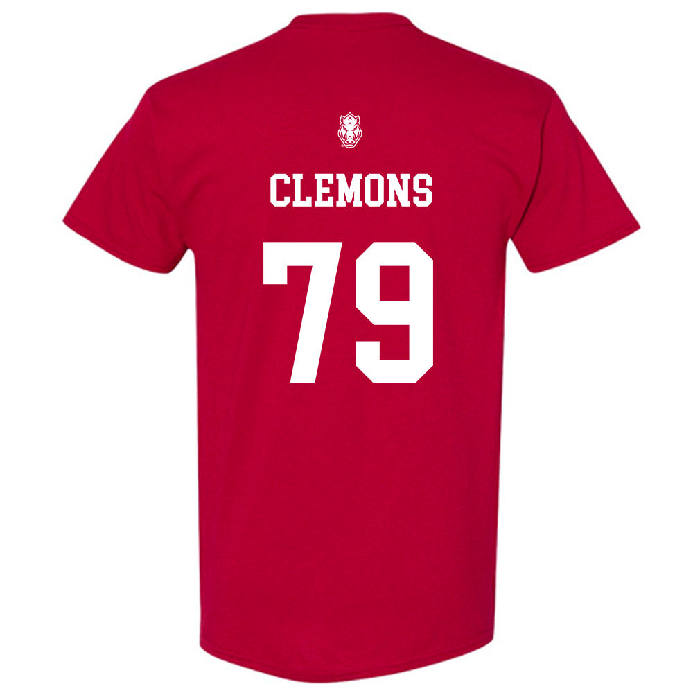 Arkansas - NCAA Football : Josiah Clemons - Classic Shersey T-Shirt-1