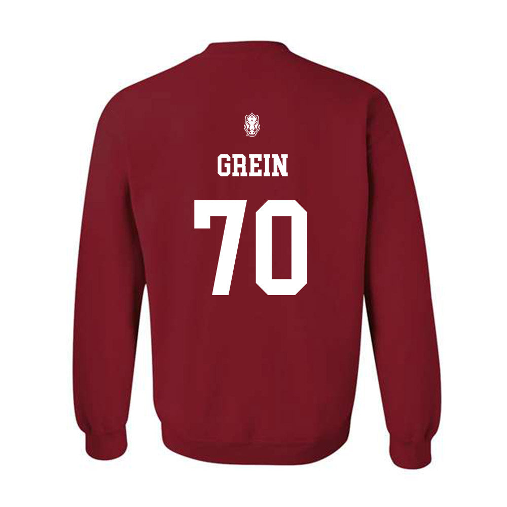 Arkansas - NCAA Football : Dan Grein - Classic Shersey Crewneck Sweatshirt-1