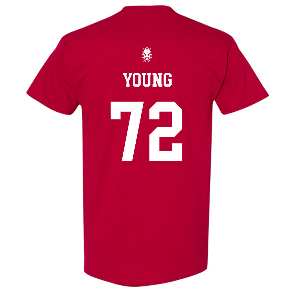 Arkansas - NCAA Football : Tucker Young - Classic Shersey T-Shirt-1