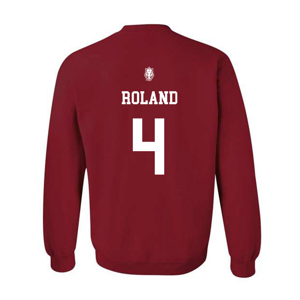 Arkansas - NCAA Football : Lakhi Roland - Classic Shersey Crewneck Sweatshirt-1