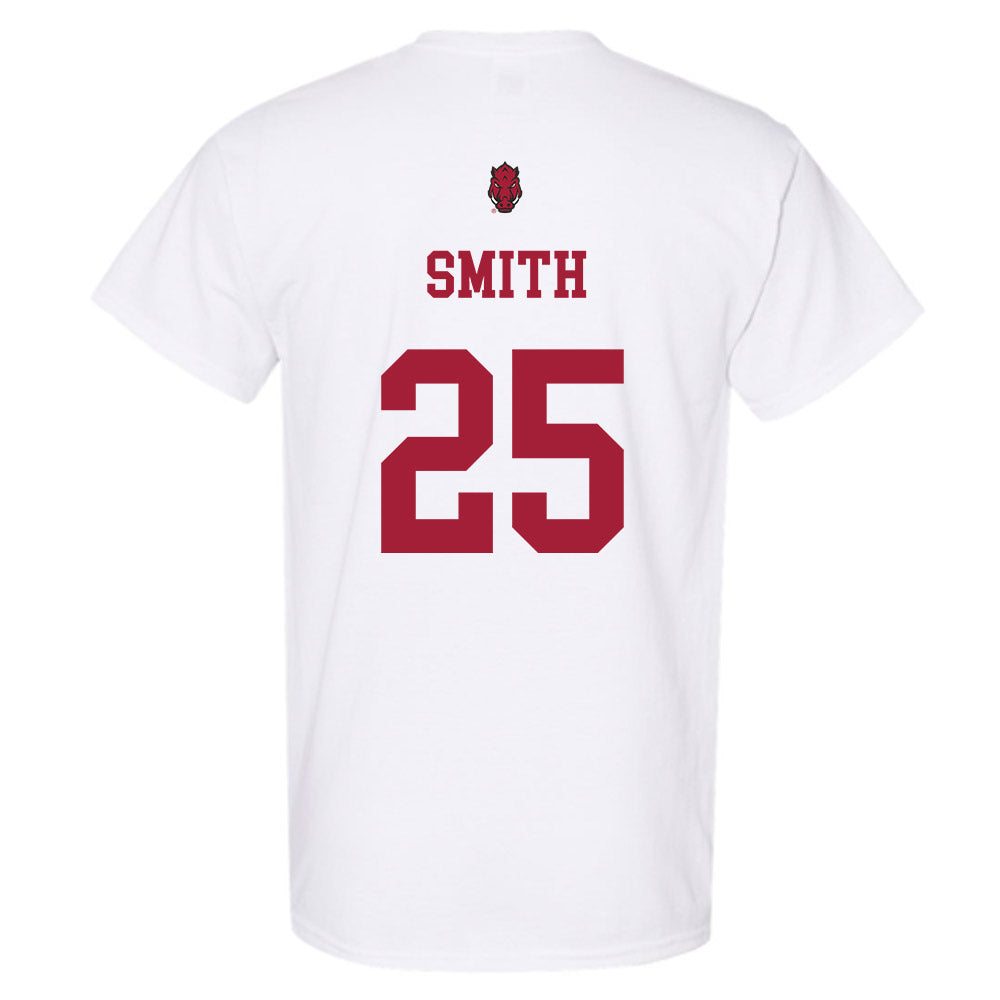 Arkansas - NCAA Football : Ja’Quavion Smith - Sports Shersey T-Shirt-1