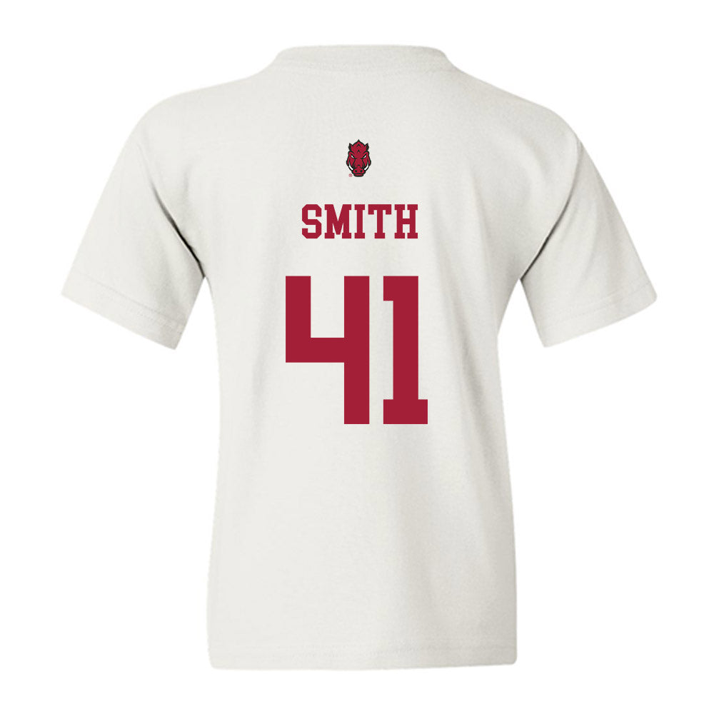 Arkansas - NCAA Football : Connor Smith - Sports Shersey Youth T-Shirt-1