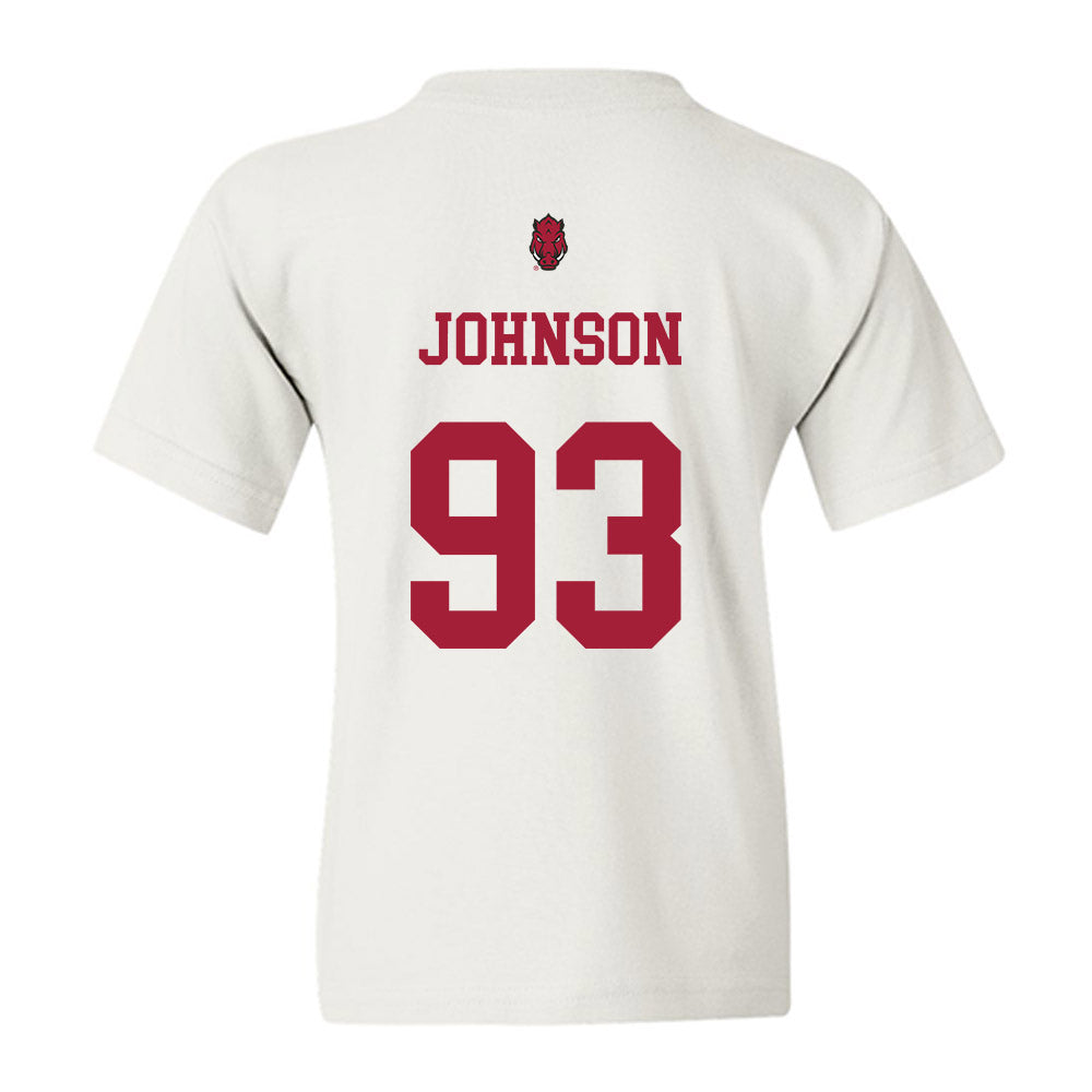 Arkansas - NCAA Football : Keiundre Johnson - Sports Shersey Youth T-Shirt-1