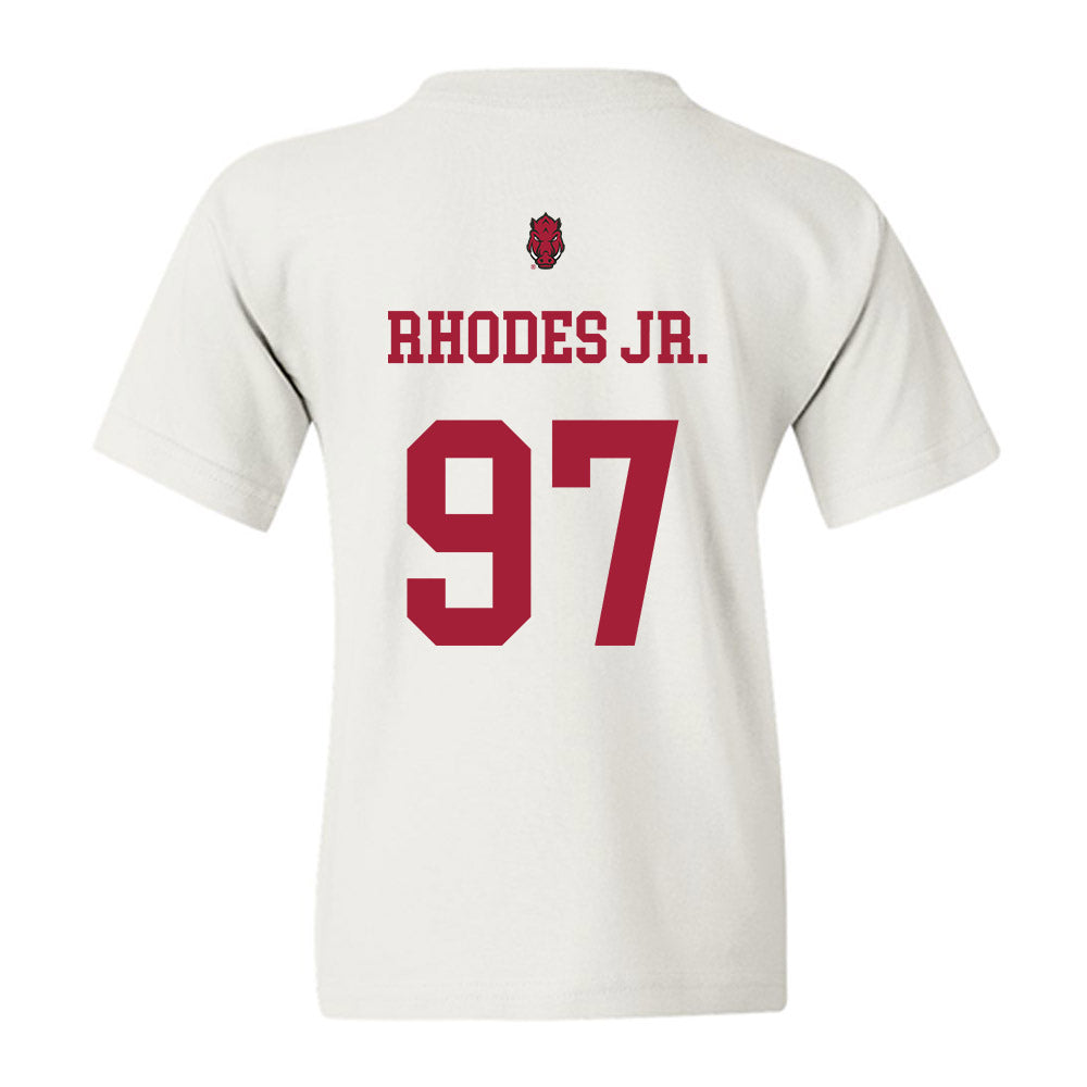 Arkansas - NCAA Football : Quincy Rhodes Jr. - Sports Shersey Youth T-Shirt-1