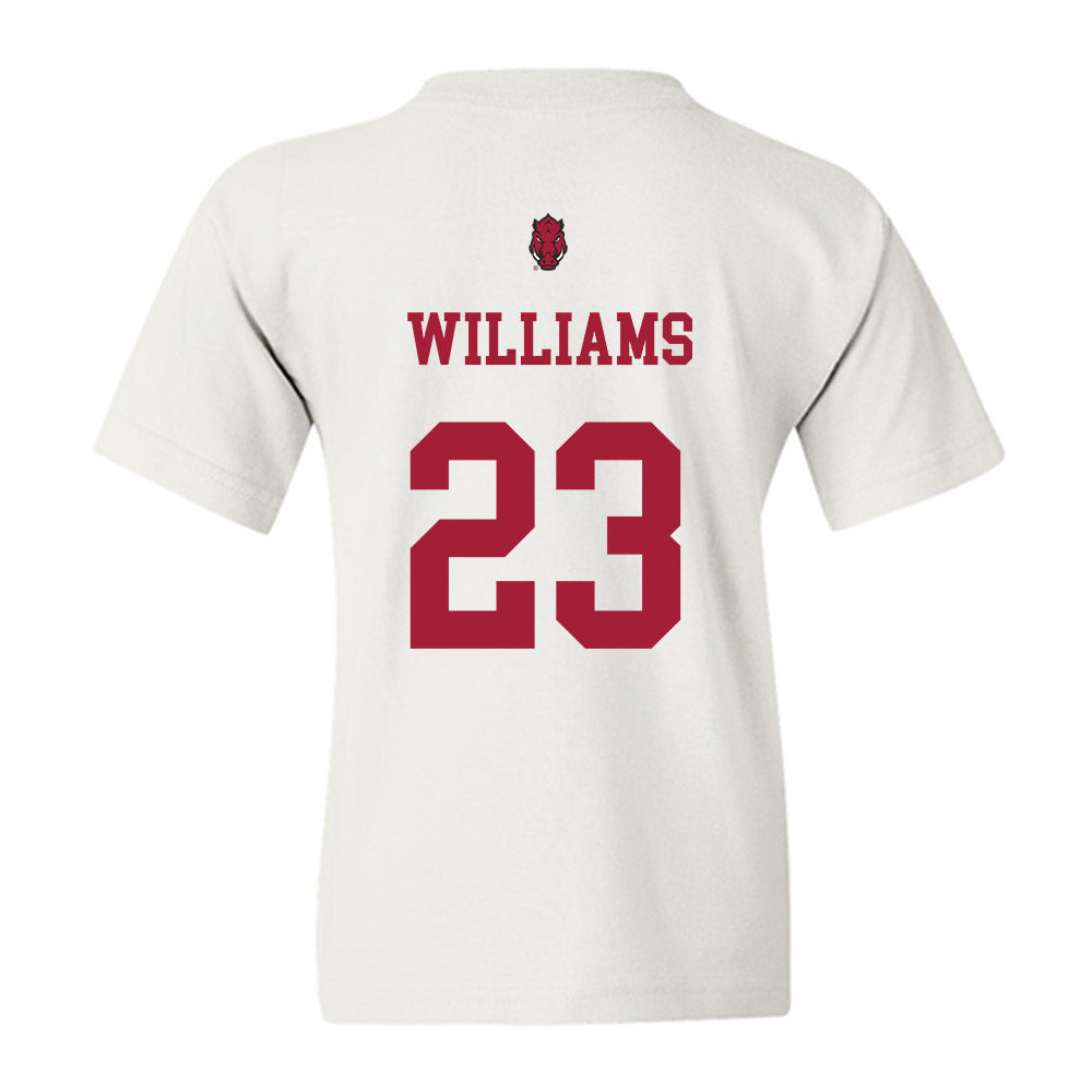 Arkansas - NCAA Football : Ian Williams - Sports Shersey Youth T-Shirt-1