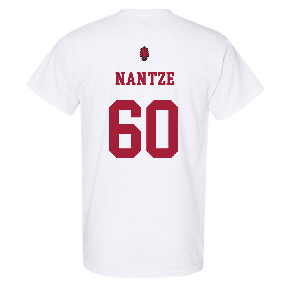 Arkansas - NCAA Football : Jonas Nantze - Sports Shersey T-Shirt