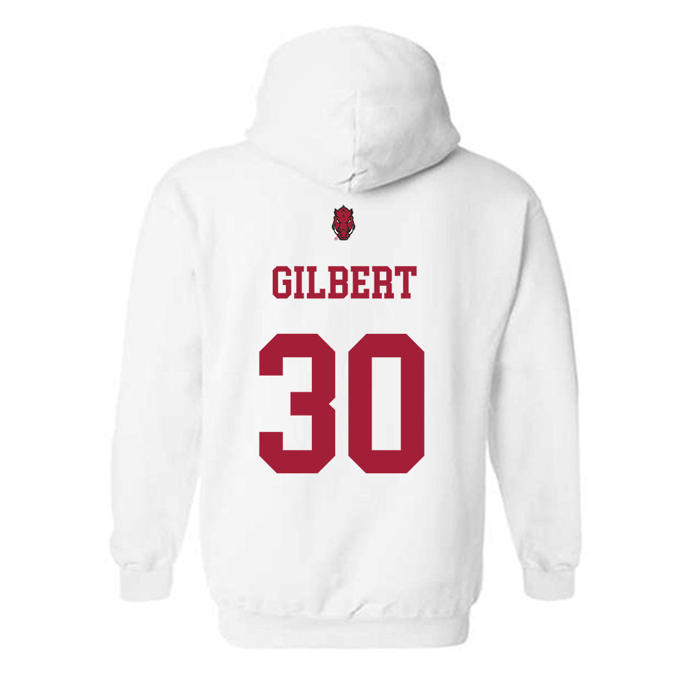 Arkansas - NCAA Football : Max Gilbert - Sports Shersey Hooded Sweatshirt-1