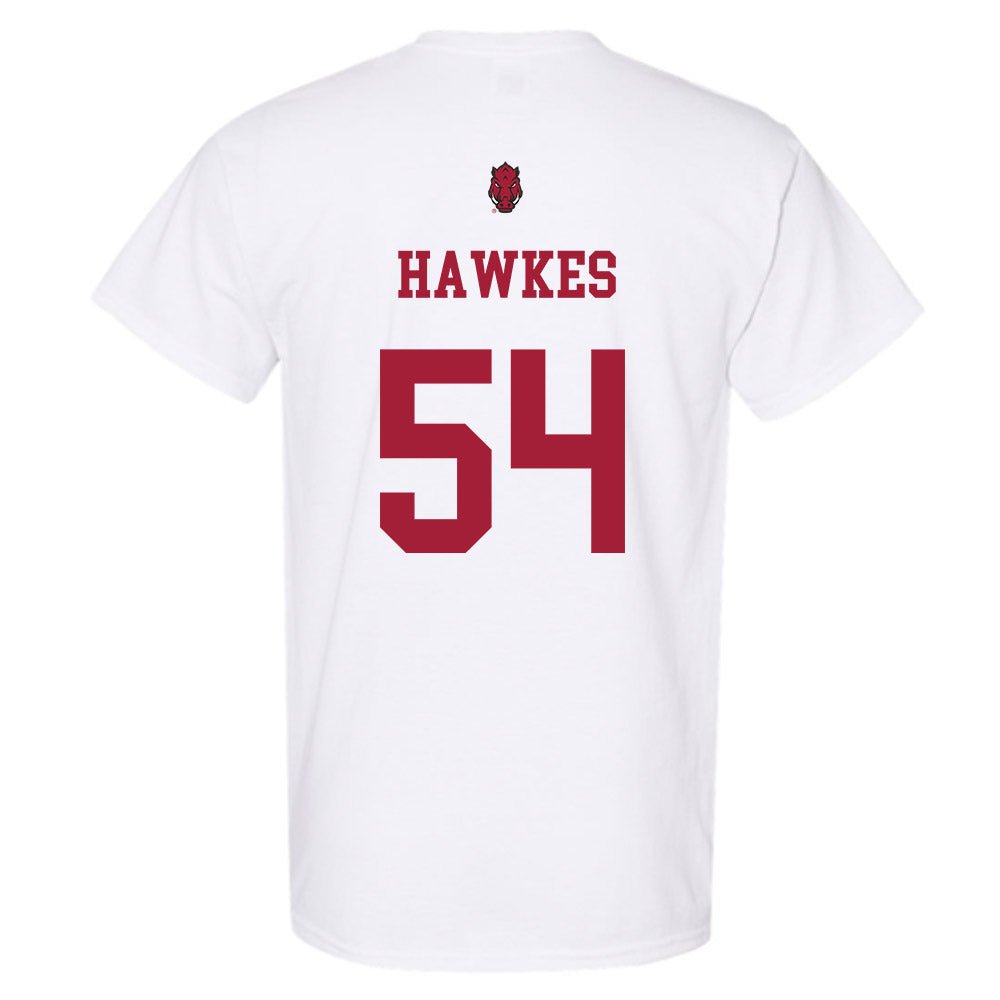 Arkansas - NCAA Football : Adam Hawkes - Sports Shersey T-Shirt-1