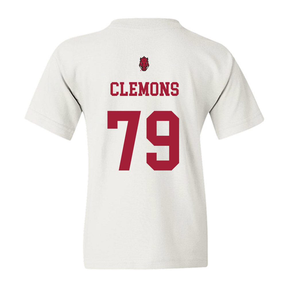 Arkansas - NCAA Football : Josiah Clemons - Sports Shersey Youth T-Shirt-1