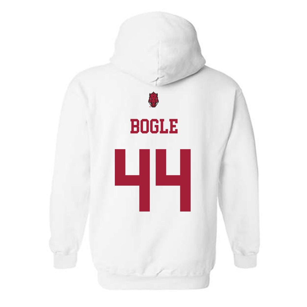 Arkansas - NCAA Football : Ben Bogle - Sports Shersey Hooded Sweatshirt-1