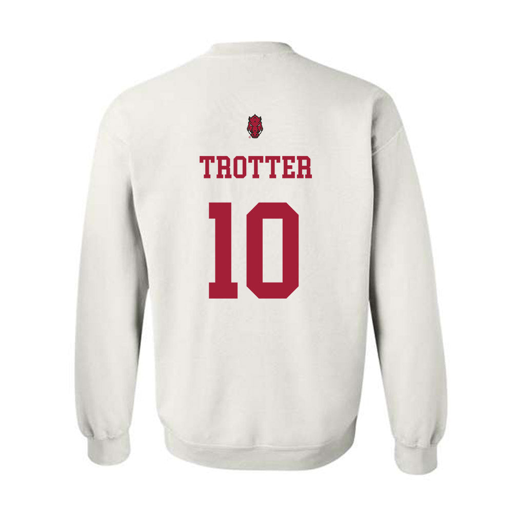 Arkansas - NCAA Football : Cade Trotter - Sports Shersey Crewneck Sweatshirt-1