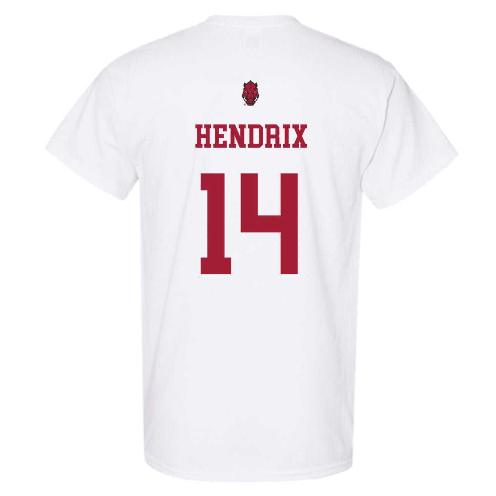 Arkansas - NCAA Football : Hank Hendrix - Sports Shersey T-Shirt-1