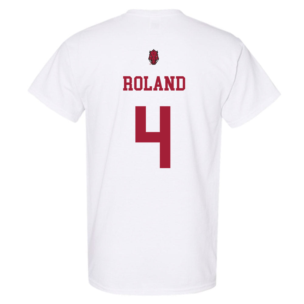 Arkansas - NCAA Football : Lakhi Roland - Sports Shersey T-Shirt-1