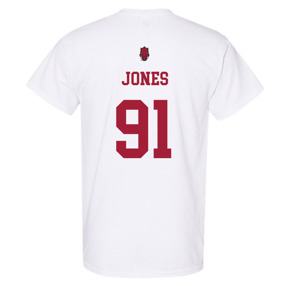 Arkansas - NCAA Football : Carlon Jones - Sports Shersey T-Shirt-1