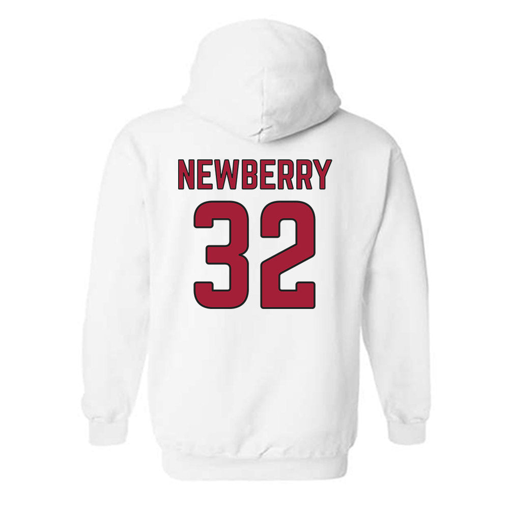 Arkansas - NCAA Baseball : Trystan Newberry - Sports Shersey Hooded Sweatshirt-1