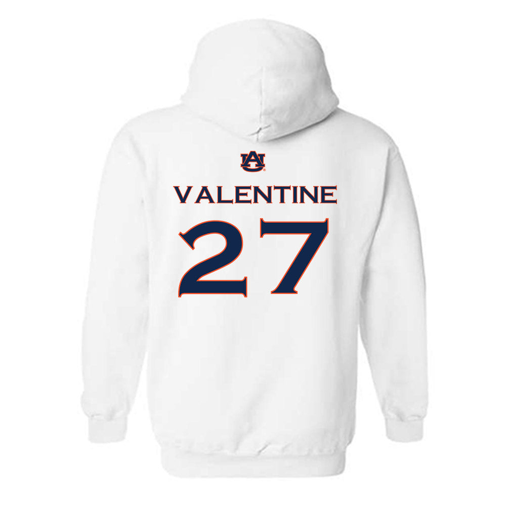 Auburn - NCAA Softball : Peyton Valentine - Replica Shersey Hooded Sweatshirt-1
