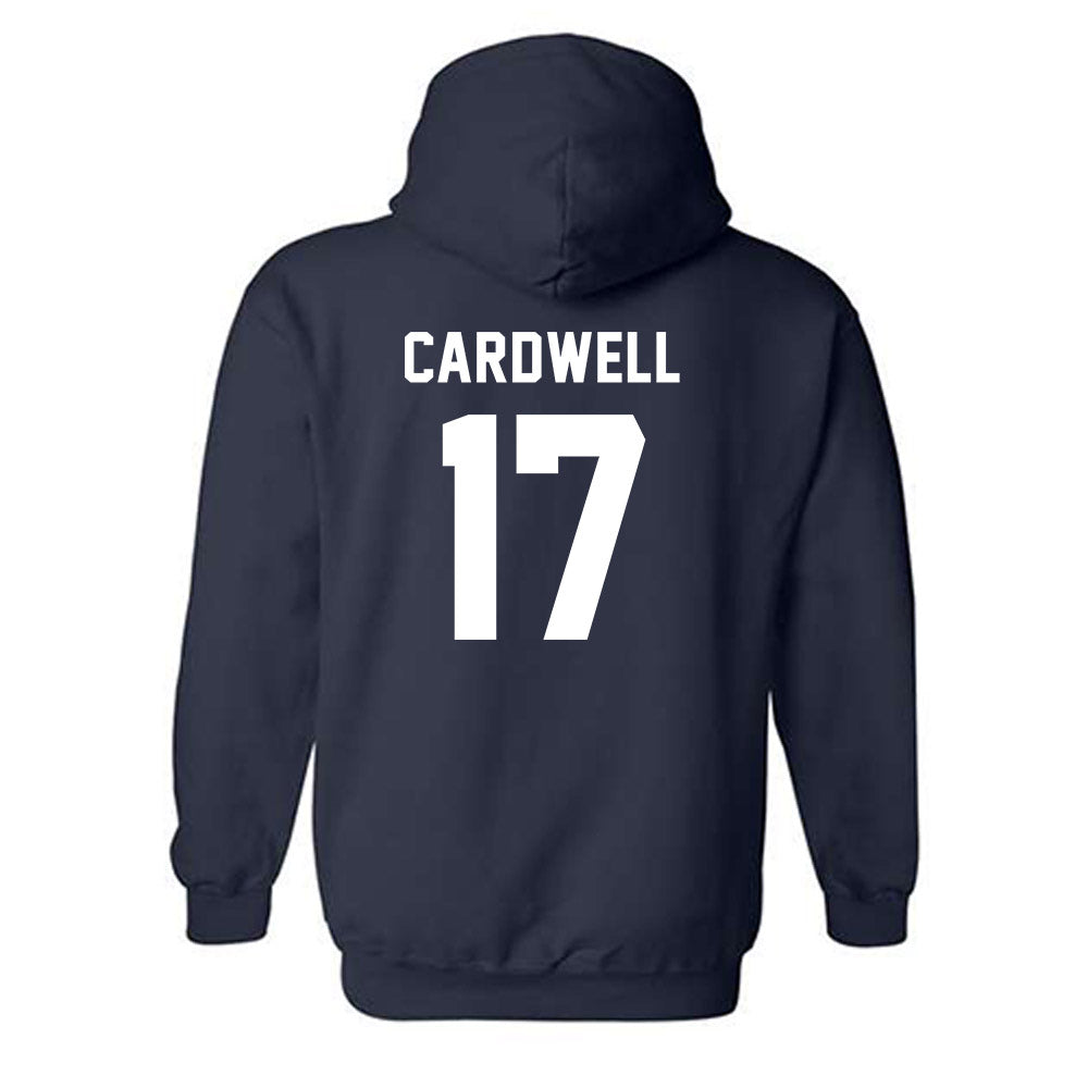 Auburn - NCAA Men's Basketball : Drake Cardwell - Generic Shersey Hooded Sweatshirt-1