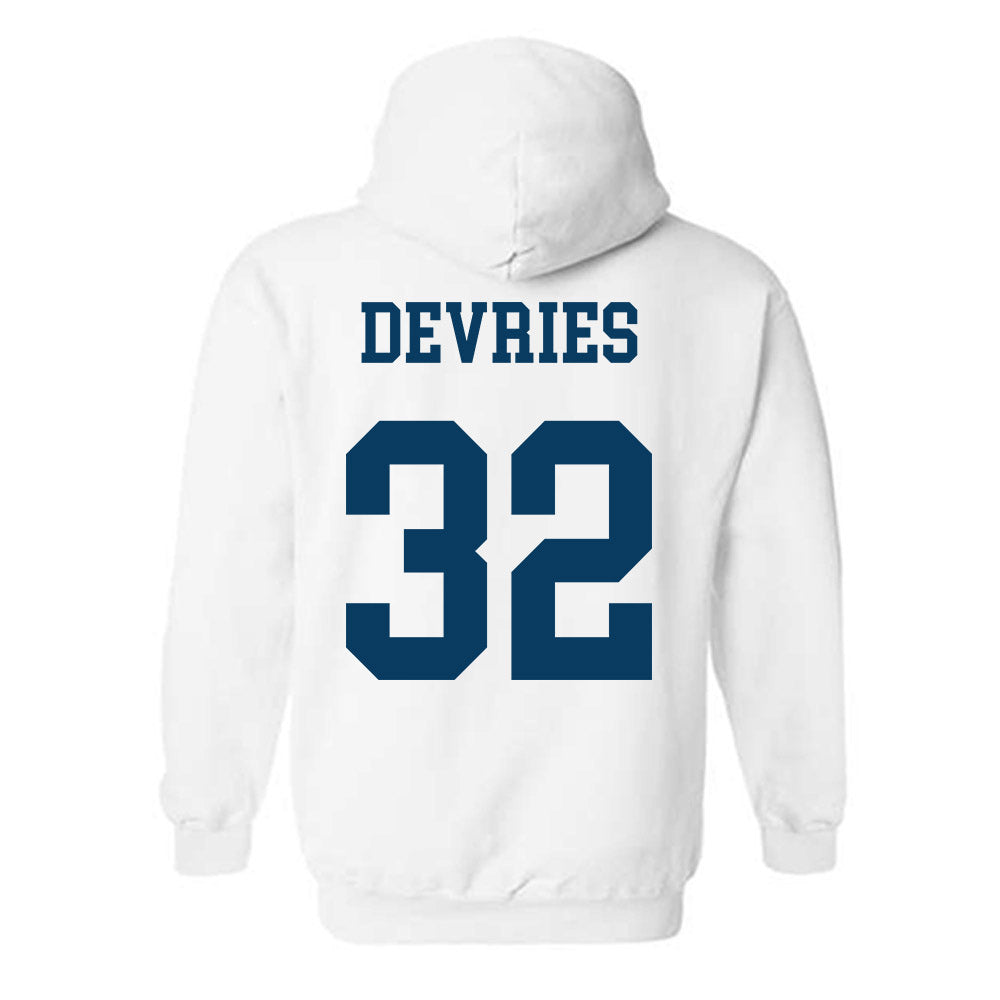 BYU - NCAA Football : Cannon DeVries - Hooded Sweatshirt-1