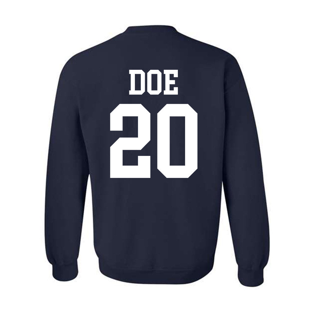 BYU - NCAA Football : Kevin Doe - Sports Shersey Crewneck Sweatshirt-1