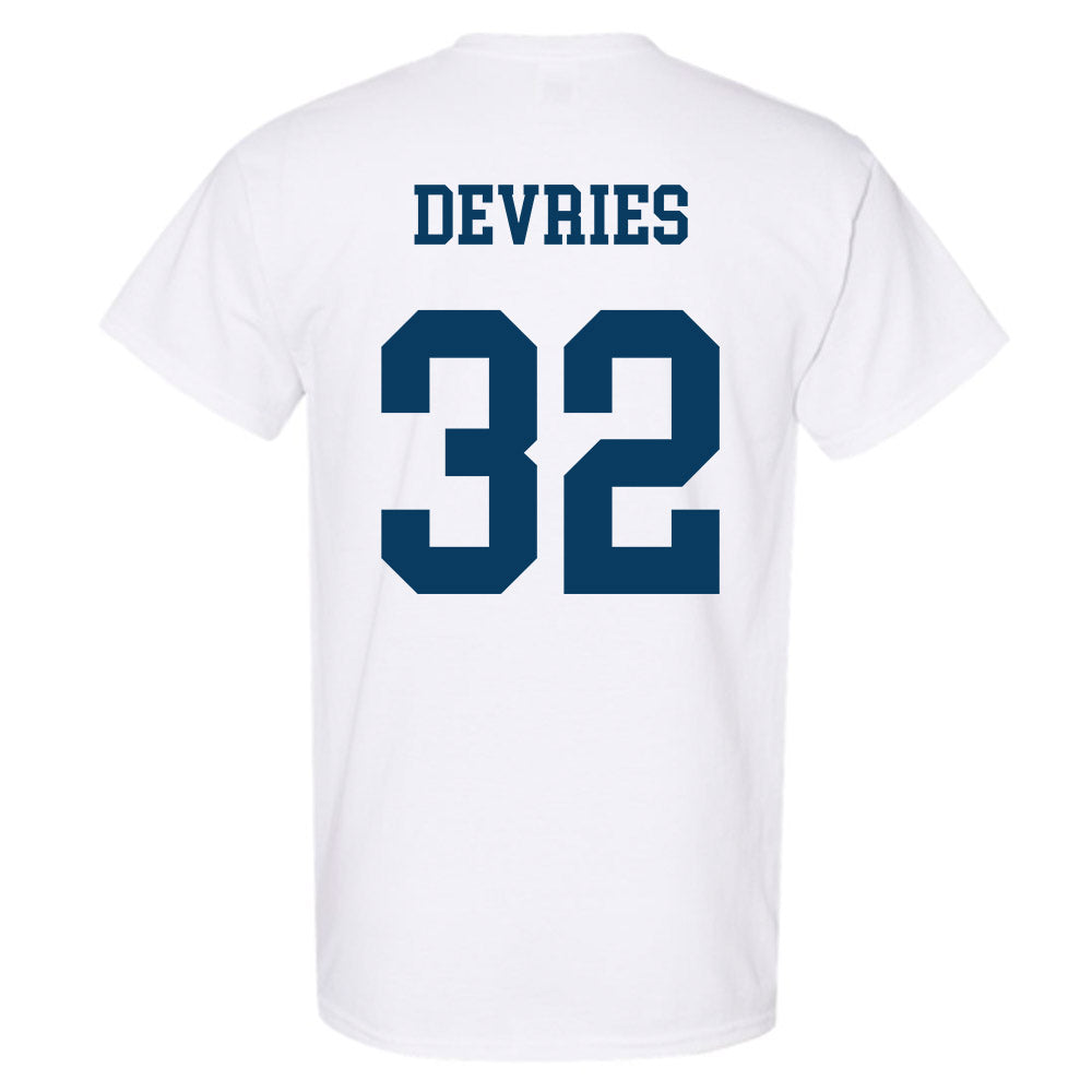 BYU - NCAA Football : Cannon DeVries - Generic Shersey T-Shirt-1