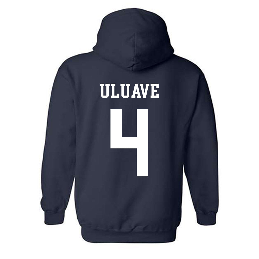 BYU - NCAA Football : Cade Uluave - Generic Shersey Hooded Sweatshirt-1