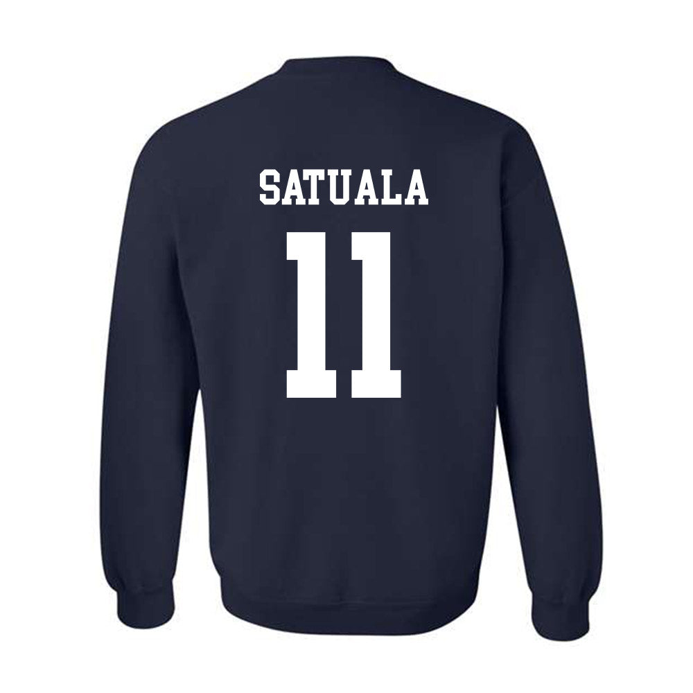 BYU - NCAA Football : Faletau Satuala - Generic Shersey Crewneck Sweatshirt-1