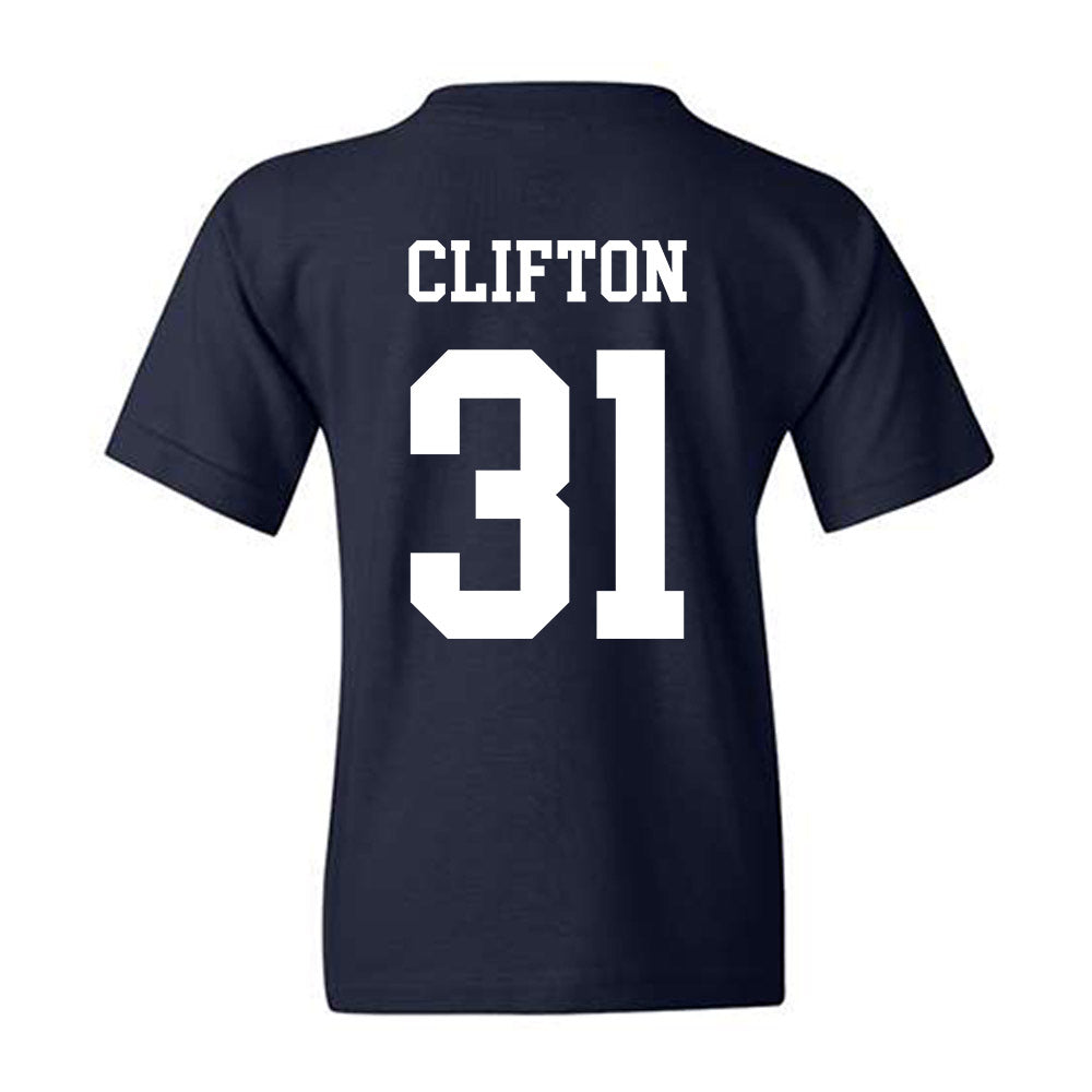 BYU - NCAA Football : Jake Clifton - Generic Shersey Youth T-Shirt-1