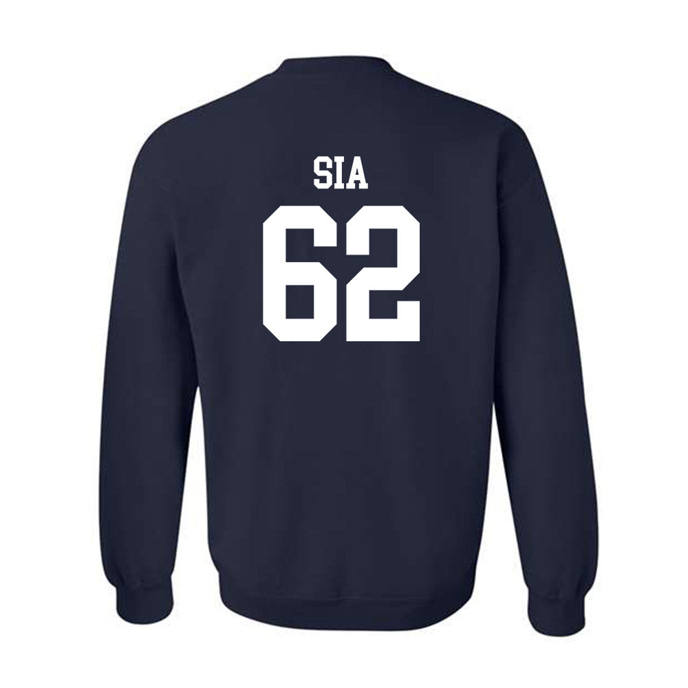 BYU - NCAA Football : Jr Sia - Sports Shersey Crewneck Sweatshirt-1