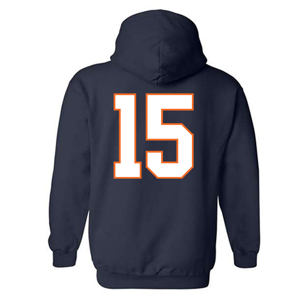 Virginia - NCAA Football : Dillon newton-short - Hooded Sweatshirt-1