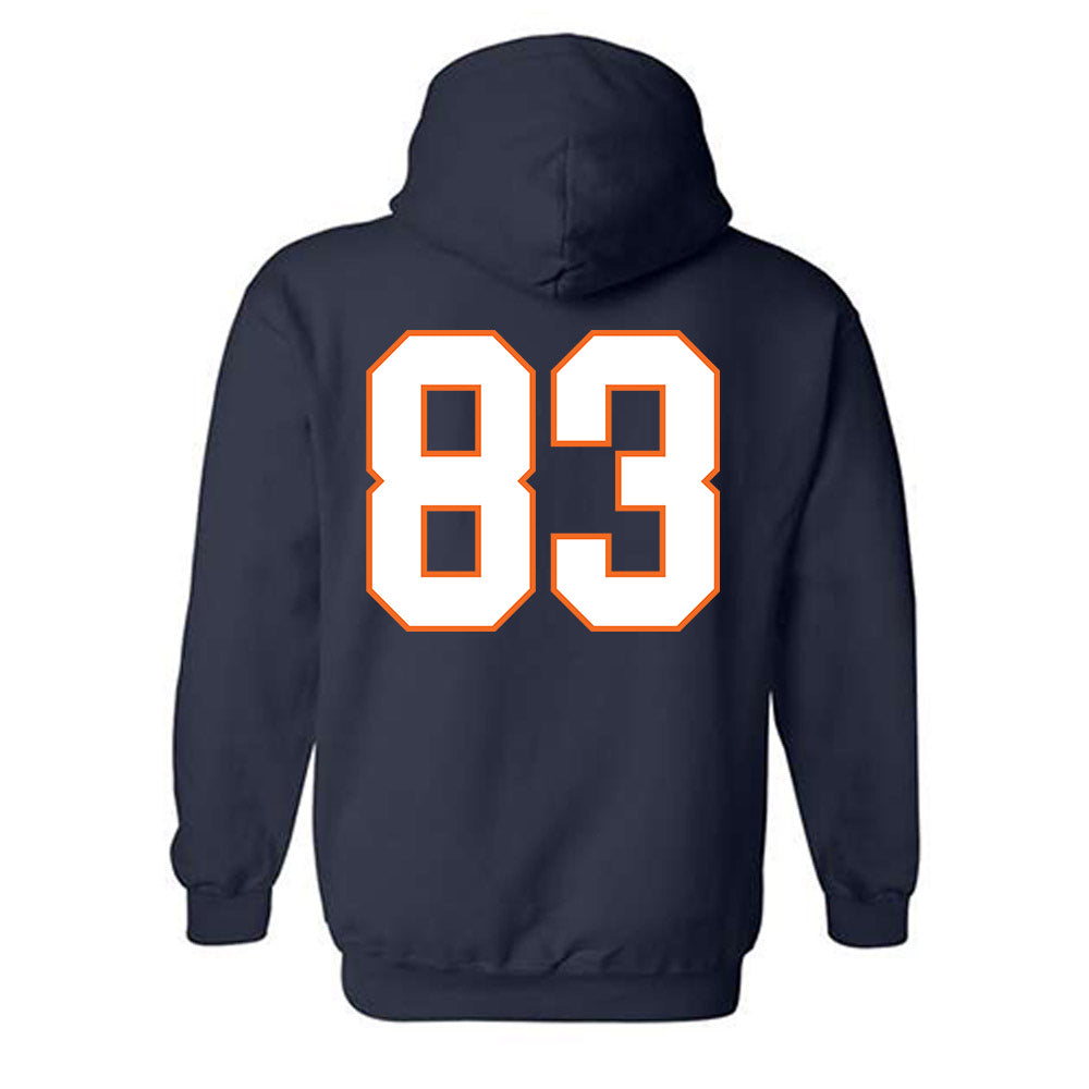 Virginia - NCAA Football : Willem Thurber - Hooded Sweatshirt-1