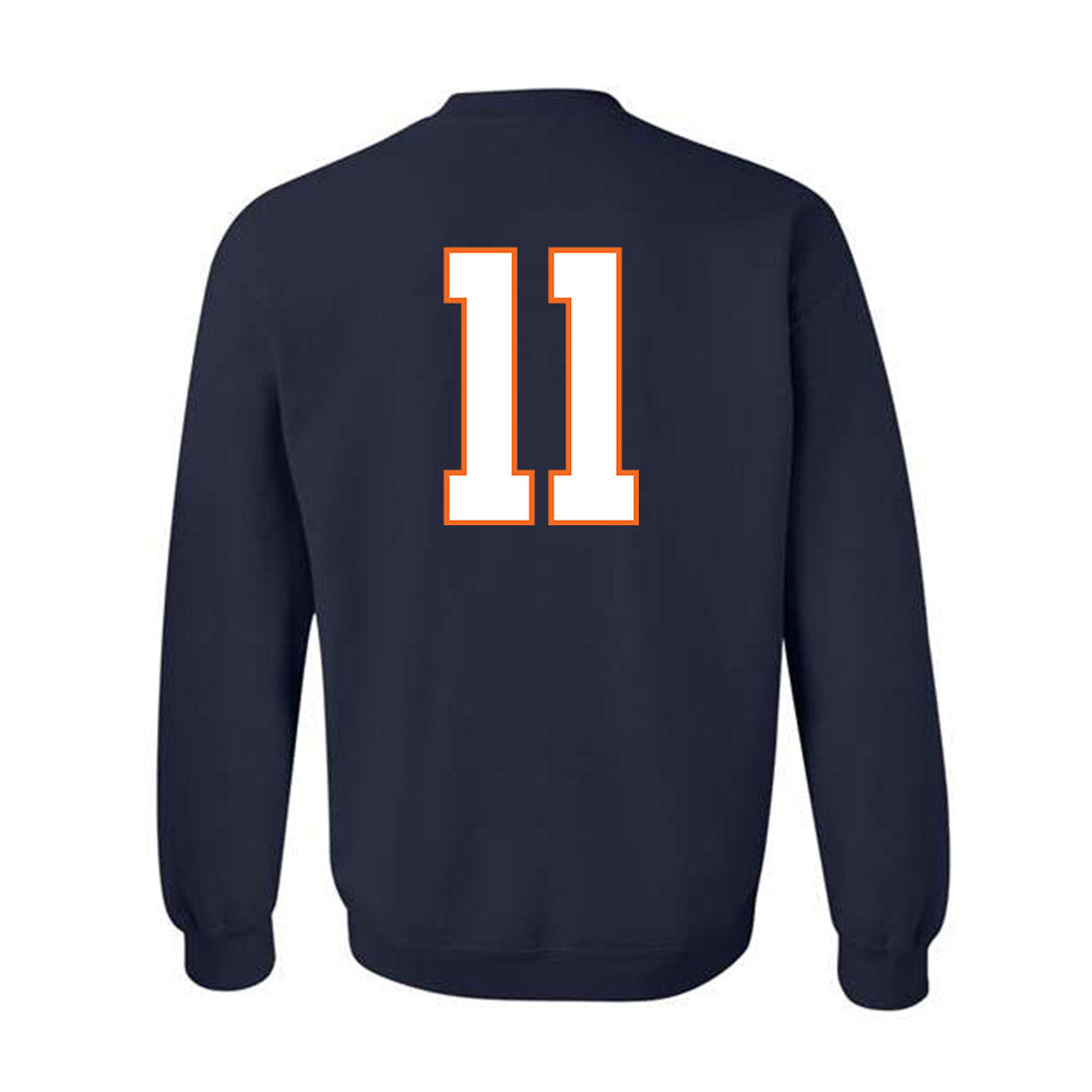 Virginia - NCAA Football : Maddox Marcellus - Crewneck Sweatshirt-1