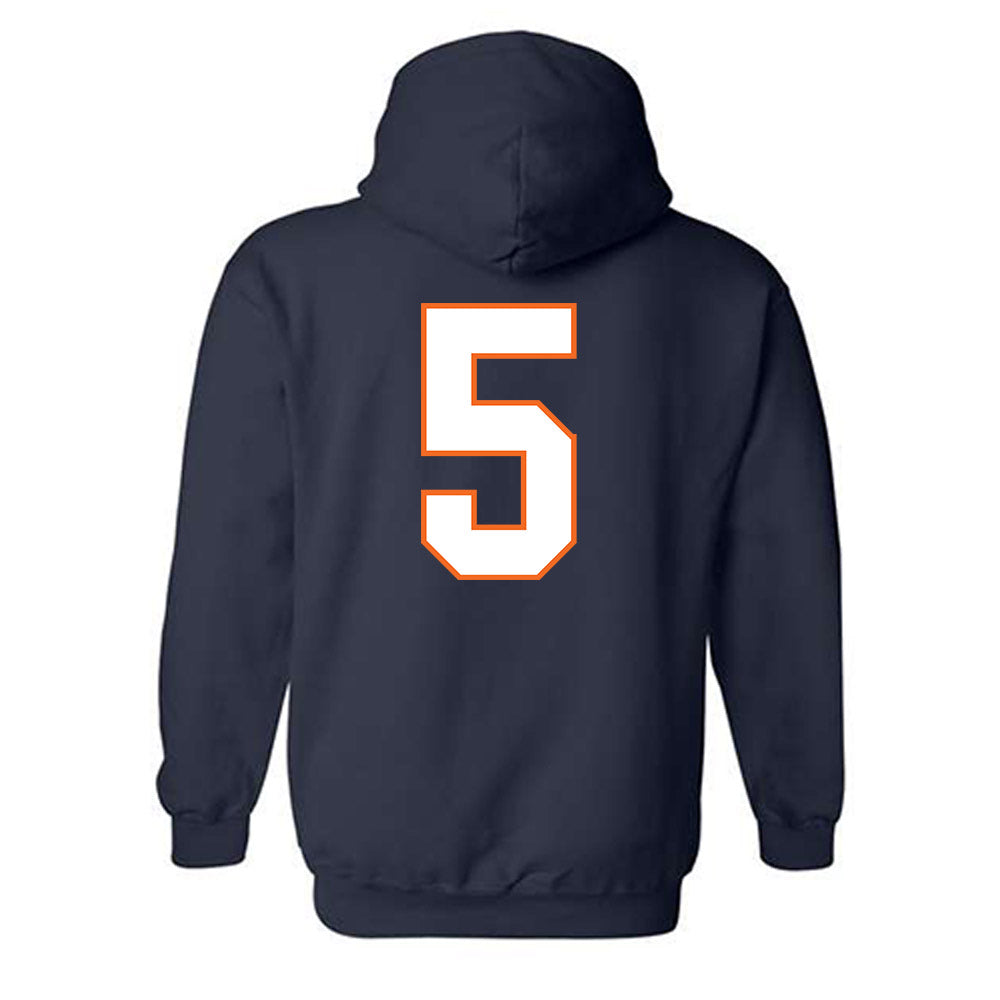Virginia - NCAA Football : Kameron Courtney - Hooded Sweatshirt-1