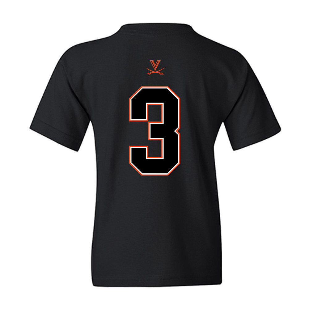 Virginia - NCAA Football : Kevon Gray - Youth T-Shirt-1