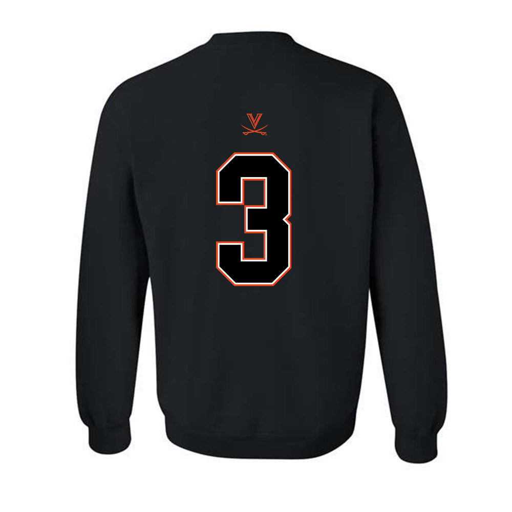 Virginia - NCAA Football : Kevon Gray - Crewneck Sweatshirt-1