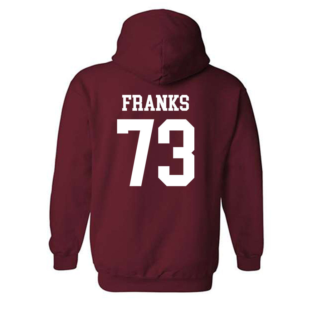 UMass - NCAA Football : Zachary Franks - Hooded Sweatshirt-1