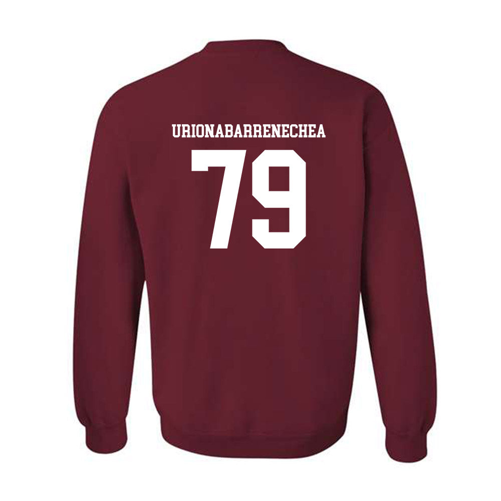 UMass - NCAA Football : Aitor Urionabarrenechea - Crewneck Sweatshirt-1