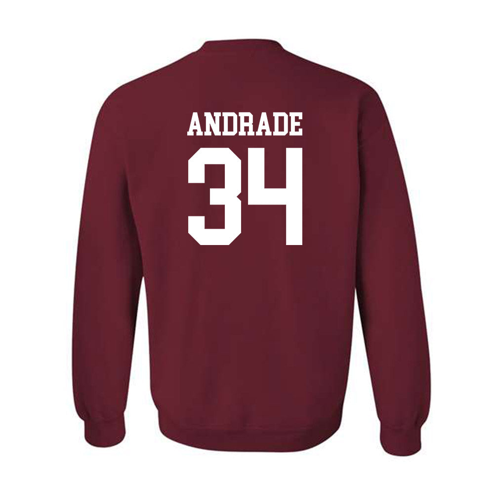 UMass - NCAA Football : Payton Andrade - Crewneck Sweatshirt-1