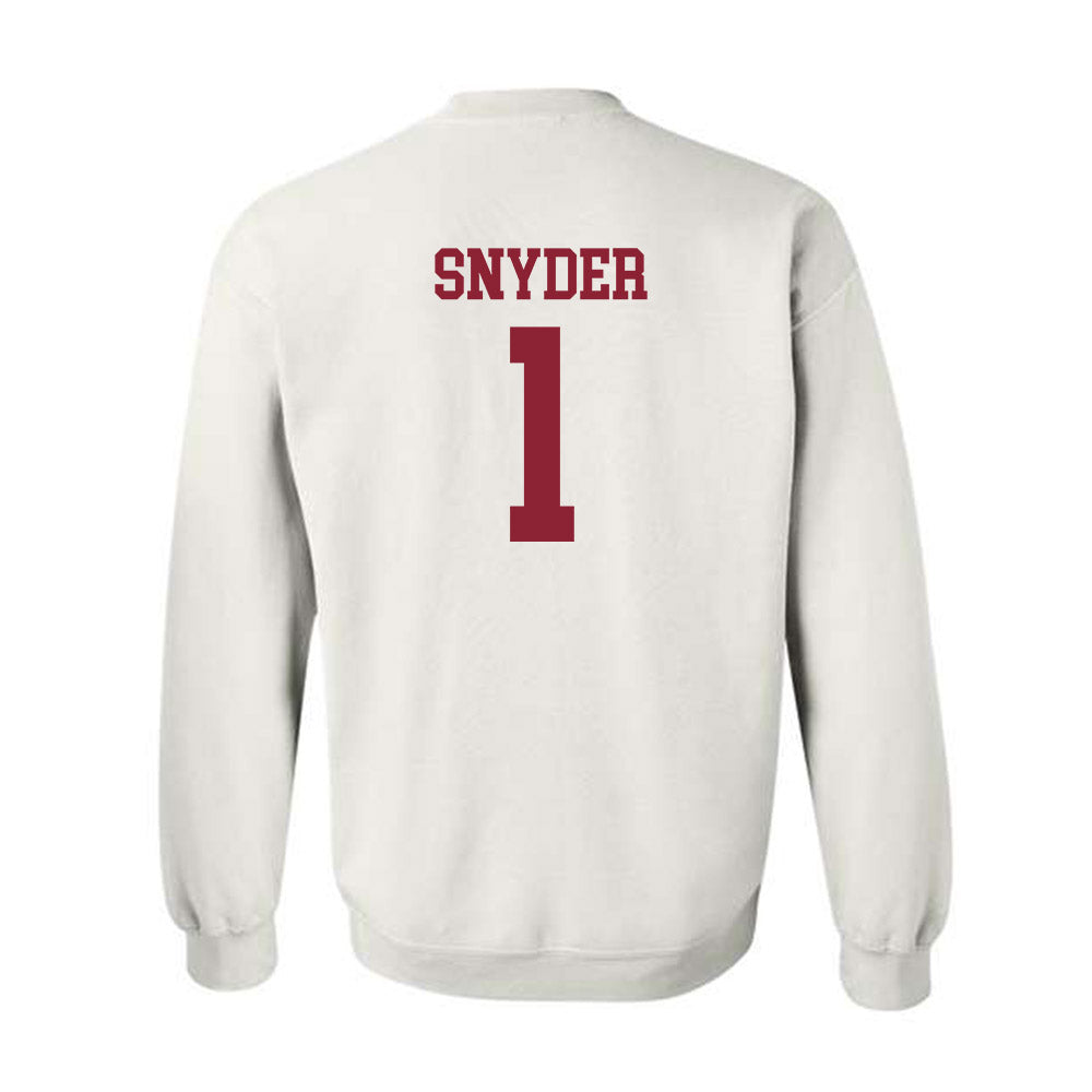UMass - NCAA Football : DD Snyder - Crewneck Sweatshirt-1